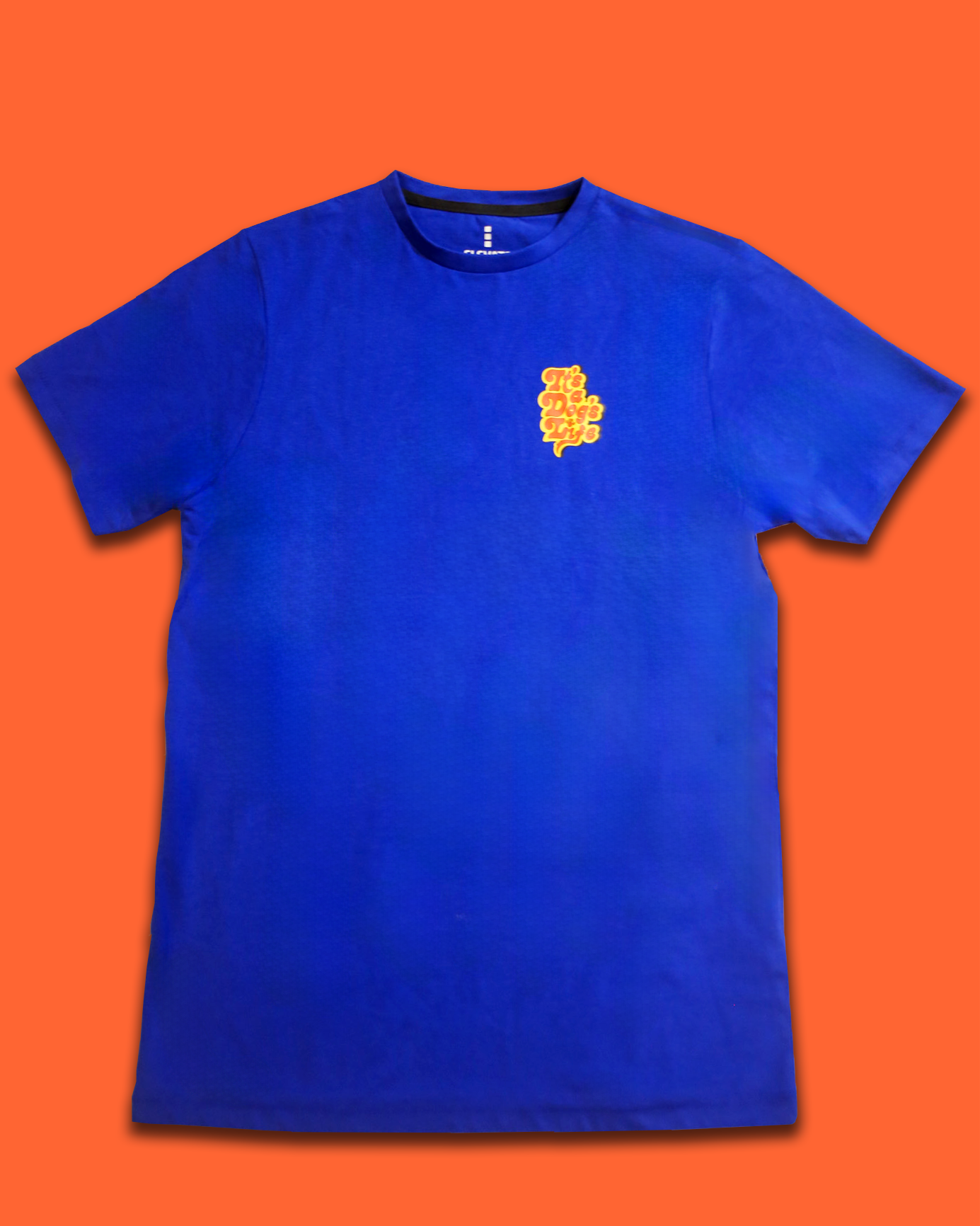 Royal Blue Cotton ‘It’s a Dog’s Life’ Unisex Classic T-shirt